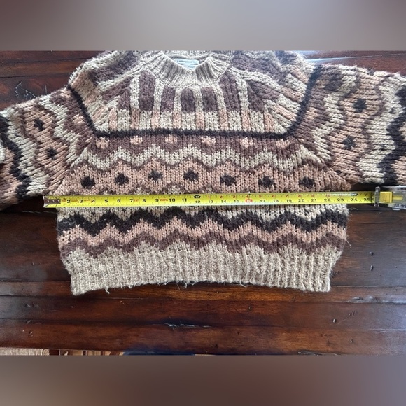 Anthropologie Geo Pullover Sweater Size Medium - Picture 6 of 6